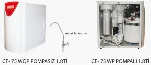 Aqua Line CE-75 WOP ve Aqua Line CE-75 WP SU ARITMA